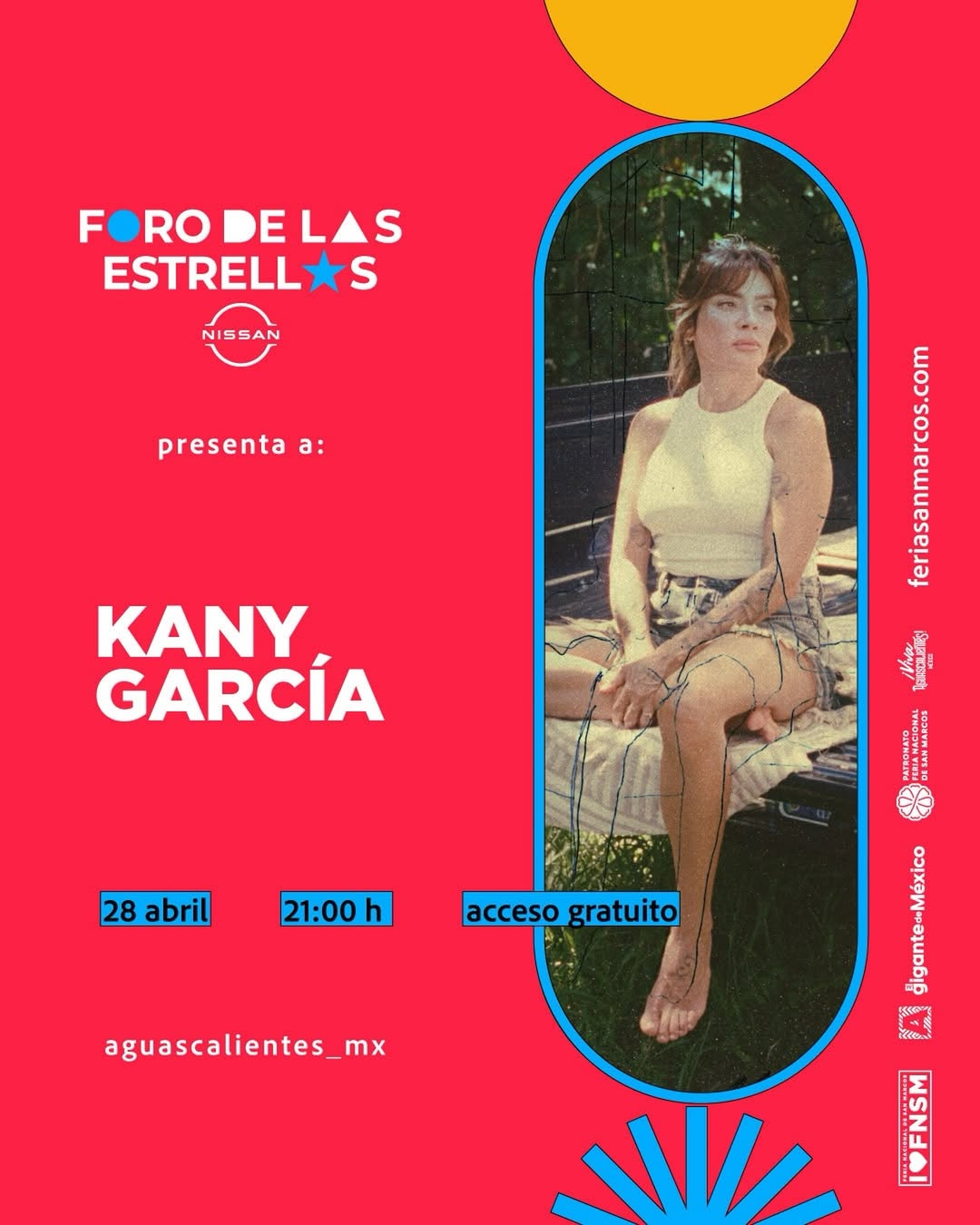 Kany Garcia foro de las estrellas feria de san marcos aguascalientes 2026